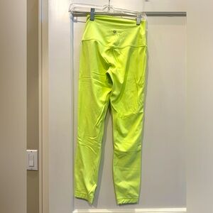 Lululemon Athletica Vibrant Lime Leggings